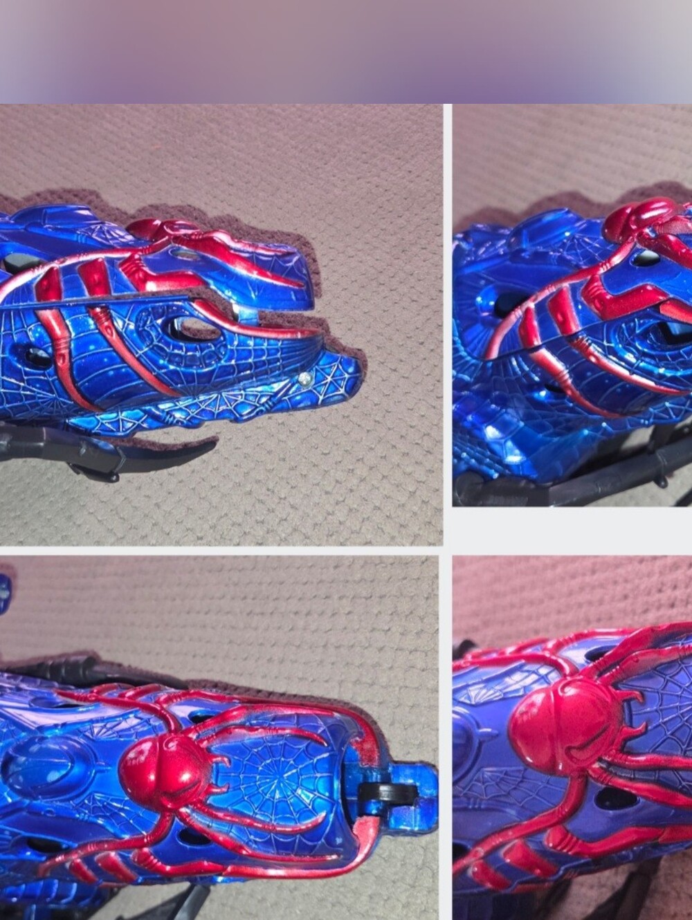 Spidey Web Copter Rare 2003 Toy Biz With 1992 Spiderman Action Figure - Picture 6 of 16